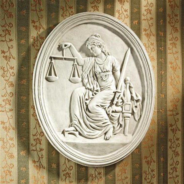 Replicas Old Bailey Courthouse Lady Justice Wall Sculpture Statues